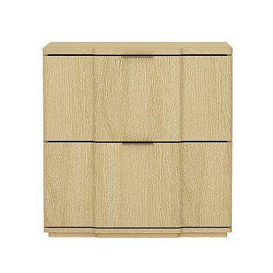 MANHATTAN COMFORT Clive 2-Drawer Nightstand