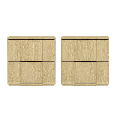 MANHATTAN COMFORT Clive 2-Drawer Nightstand