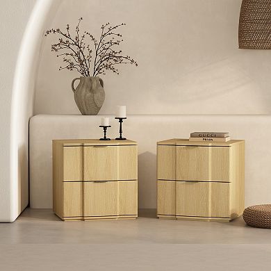 MANHATTAN COMFORT Clive 2-Drawer Nightstand
