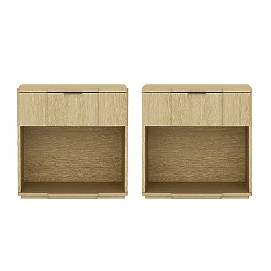 MANHATTAN COMFORT Clive 1-Drawer Nightstand