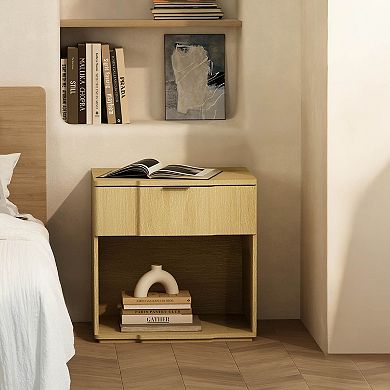 MANHATTAN COMFORT Clive 1-Drawer Nightstand