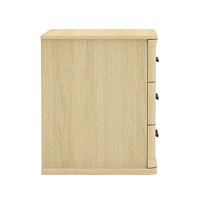 MANHATTAN COMFORT Clifford 3-Drawer Nightstand