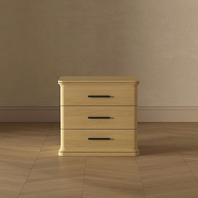 MANHATTAN COMFORT Clifford 3-Drawer Nightstand