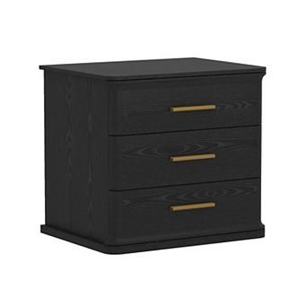 MANHATTAN COMFORT Clifford 3-Drawer Nightstand