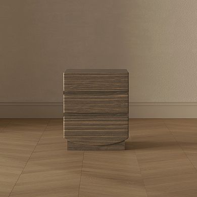 MANHATTAN COMFORT Ardea 3-Drawer Nightstand