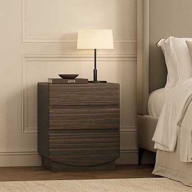 MANHATTAN COMFORT Ardea 3-Drawer Nightstand