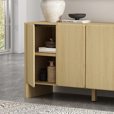 MANHATTAN COMFORT Linda 60-Inch Modern 4-Door Sideboard