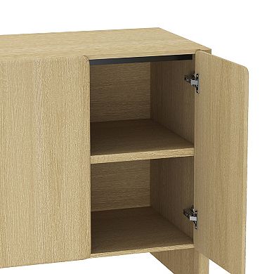 MANHATTAN COMFORT Linda 60-Inch Modern 4-Door Sideboard