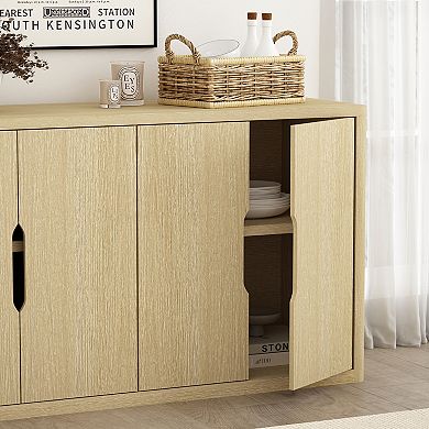 MANHATTAN COMFORT Rivington 60-Inch Modern 4-Door Sideboard