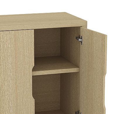 MANHATTAN COMFORT Rivington 60-Inch Modern 4-Door Sideboard