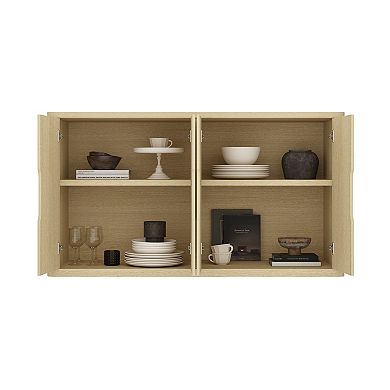 MANHATTAN COMFORT Rivington 60-Inch Modern 4-Door Sideboard