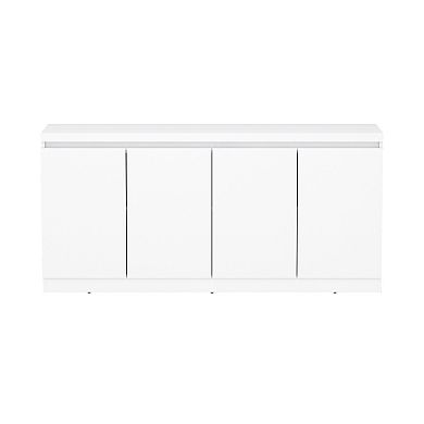 MANHATTAN COMFORT Griffin 62-Inch Modern 4-Door Sideboard
