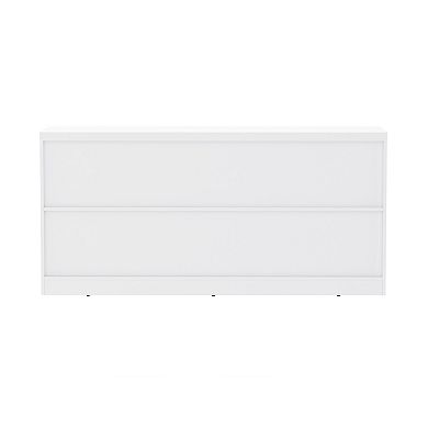 MANHATTAN COMFORT Griffin 62-Inch Modern 4-Door Sideboard
