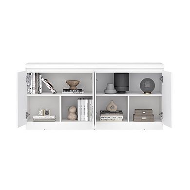 MANHATTAN COMFORT Griffin 62-Inch Modern 4-Door Sideboard