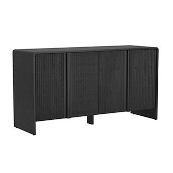 MANHATTAN COMFORT Novara 60-Inch Contemporary 4-Door Sideboard