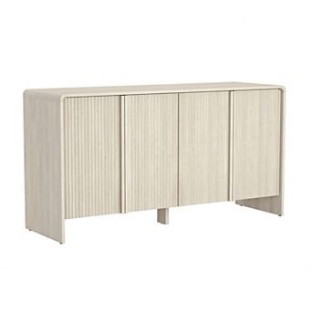 MANHATTAN COMFORT Novara 60-Inch Contemporary 4-Door Sideboard