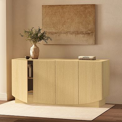 MANHATTAN COMFORT Ardea 60-Inch Contemporary 4-Door Sideboard