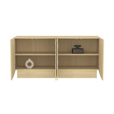 MANHATTAN COMFORT Ardea 60-Inch Contemporary 4-Door Sideboard