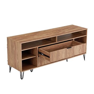 MANHATTAN COMFORT Dumbo 63-inch Fluted TV Stand