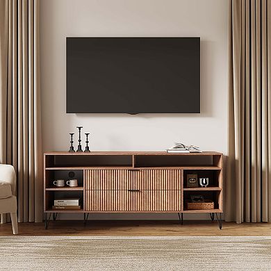 MANHATTAN COMFORT Dumbo 63-inch Fluted TV Stand