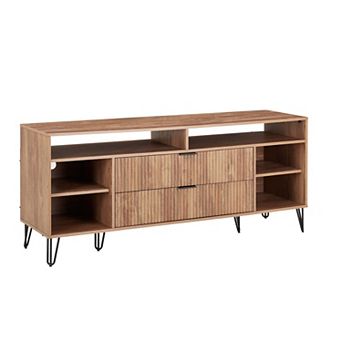 MANHATTAN COMFORT Dumbo 63-inch Fluted TV Stand