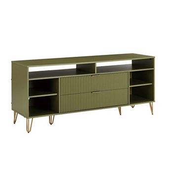 MANHATTAN COMFORT Dumbo 63-inch Fluted TV Stand