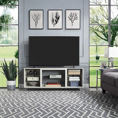MANHATTAN COMFORT Brighton 60-inch Open Storage TV Stand