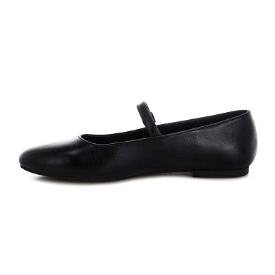 Rag & Co Humbal Women's Round Toe Mary Jane Flats