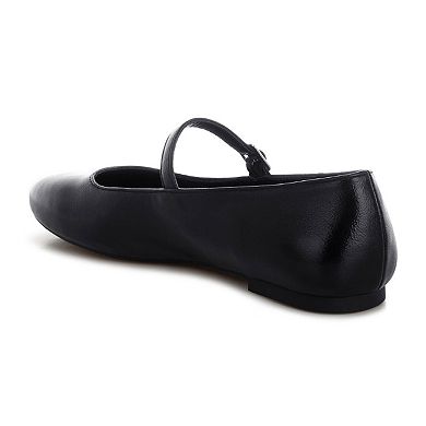 Rag & Co Humbal Women's Round Toe Mary Jane Flats