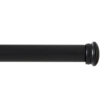 Nicole Miller Patio Country Mod Cap Dual-Mount Adjustable Curtain Rod & Finial Set