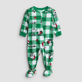Baby Jammies For Your Families® Peanuts Holly Jolly Footed Pajama One-Piece