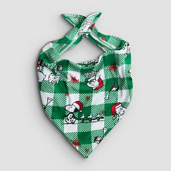 Pet Jammies For Your Families® Peanuts Holly Jolly Bandana