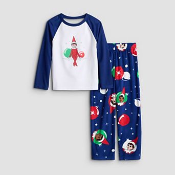 Kids 4-12 Jammies For Your Families® Elf On The Shelf Pajama Top & Pajama Bottoms Set