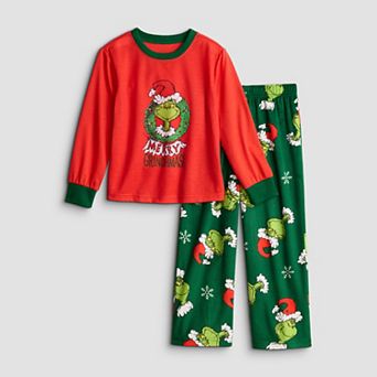 Kids 4-12 Jammies For Your Families® How The Grinch Stole Christmas Pajama Top & Pajama Bottoms Set