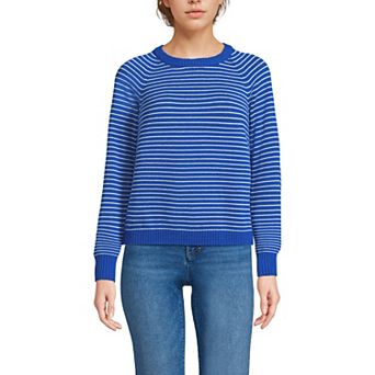 Women's Lands' End Drifter Raglan Crew Sweater