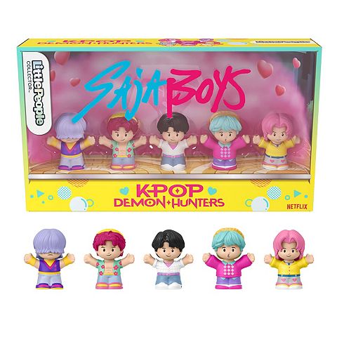 Детские фигурки Little People Collector KPop Demon Hunters Saja Boys 5 pc Figure Set