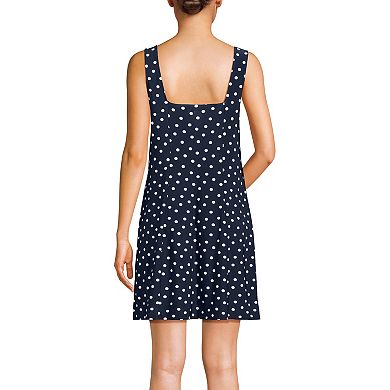 Women's Lands' End Silky Knit Mini Shift Dress