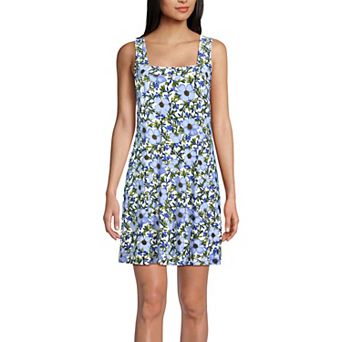 Women's Lands' End Silky Knit Mini Shift Dress