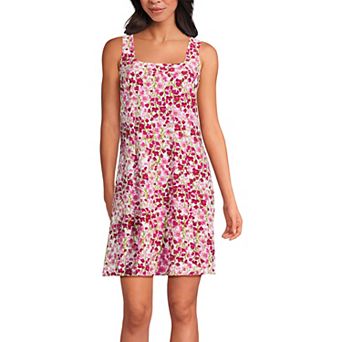 Women's Lands' End Silky Knit Mini Shift Dress