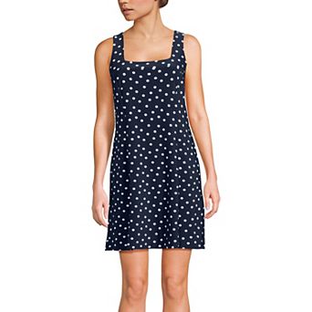 Women's Lands' End Silky Knit Mini Shift Dress