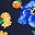 Navy Poppy Floral