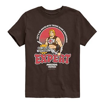 Boys 8-20 Masters Of The Universe He-Man Conflict Resolution Expert Graphic Tee