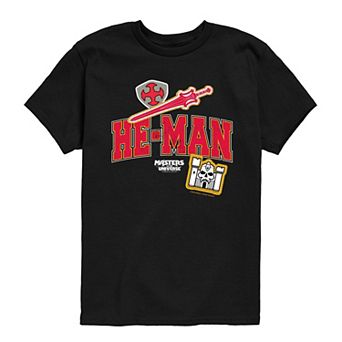 Boys 8-20 Masters Of The Universe He-Man Patches Graphic Tee