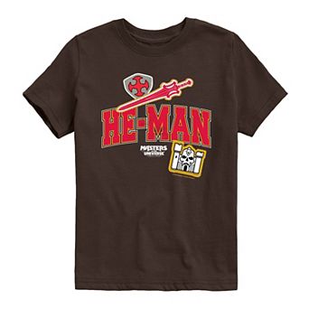 Boys 8-20 Masters Of The Universe He-Man Patches Graphic Tee