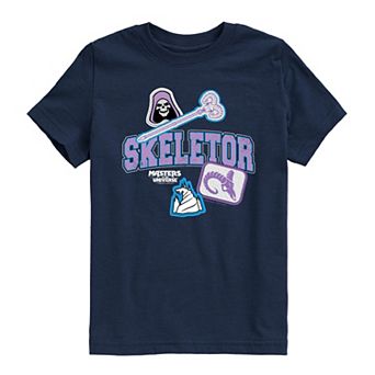 Boys 8-20 Masters Of The Universe Skeletor Patches Graphic Tee