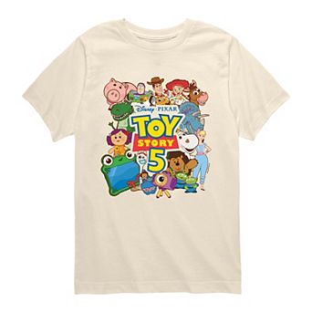 Boys 8-20 Disney / Pixar's Toy Story 5 Characters Collage Graphic Tee