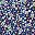 Floral Dark Blue