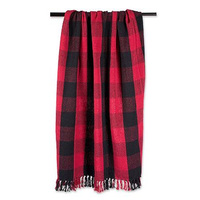 DII Buffalo Check Cotton 50x60-inch Throw Blanket