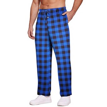 Ekouaer Pants Plaid Pj Lounge Pants PJ Bottoms with Pockets & Drawstring for Christmas