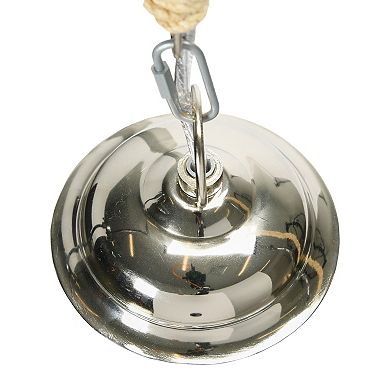 Hello Honey Distressed Mango Wood Ceiling Light, Cream and Natural